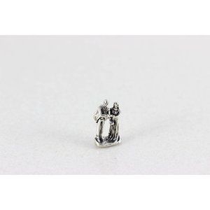 Sterling Silver Wedding Couple Man And Woman Charm - image 1